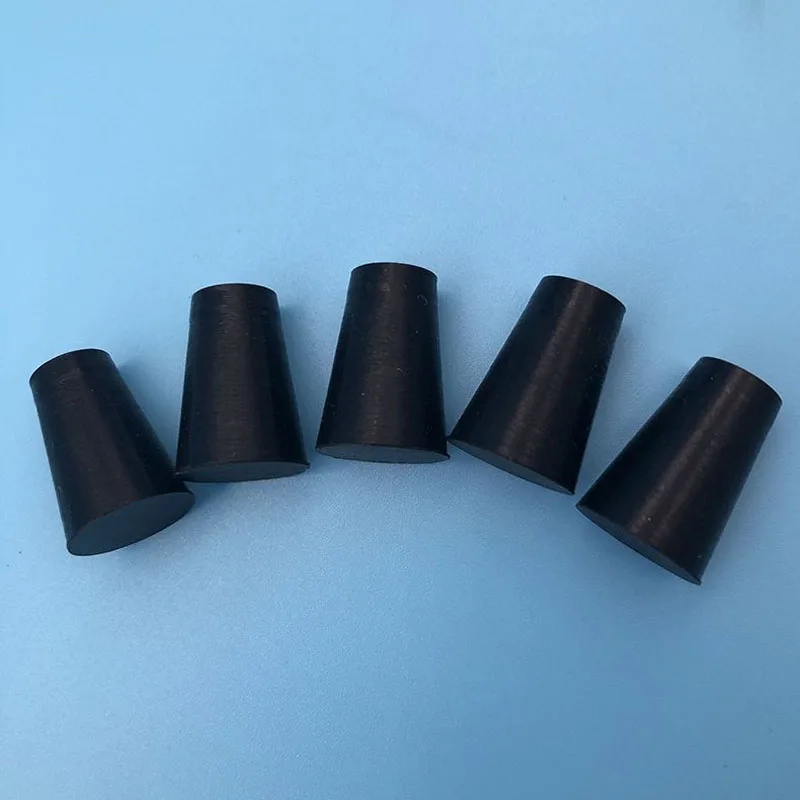 Конические высокотемпературные силиконовые заглушки конические черные/белые