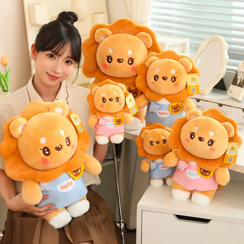 Декоративная подушка в виде льва 23 см 33 43