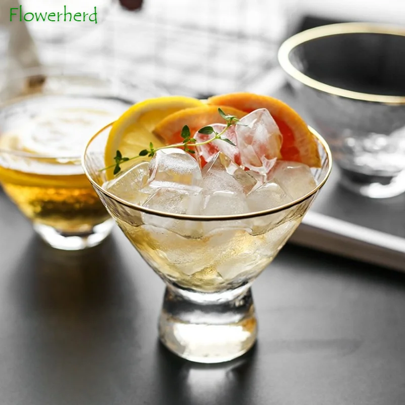 

Creative Glass Dessert Cup Ice Cream Cup Whisky Glass Smoothie Cup Milkshake Cup Ice Cream Cold Drink Dessert Bowl