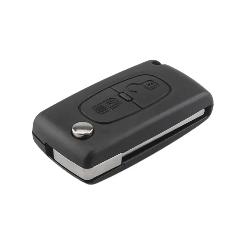 Складной автомобильный ключ с 2 кнопками для Peugeot 308 207 307 3008 5008 807 Expert Partner Citroen C3 Picasso C-Crosser C2 C3 C4 C8 (art.: 3920da646b50f) - 3920da646b50f