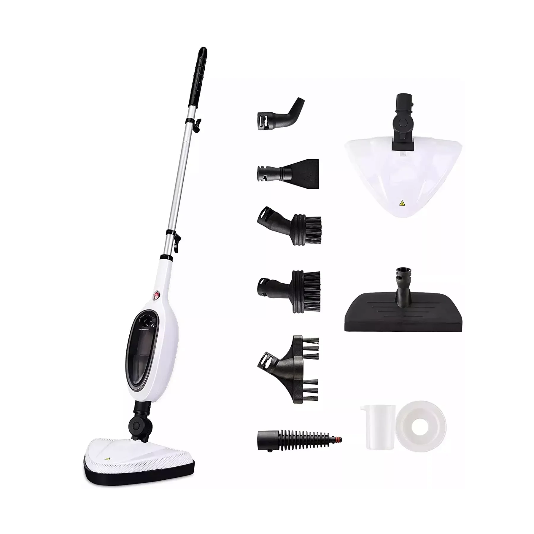 

Electric Steam Mop Cleaner for Tile and Hardwood Use Floor Steamer for Carpet Floor with Convenient Detachable Handle