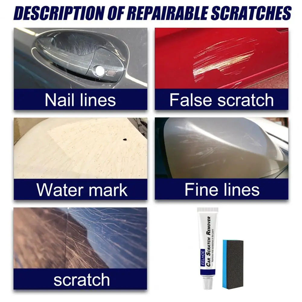 

Car Scratch Remover Efficient Quick Penetration Non-greasy Scratches Repair Agent Coating-Care Refurbish Polishing Wax