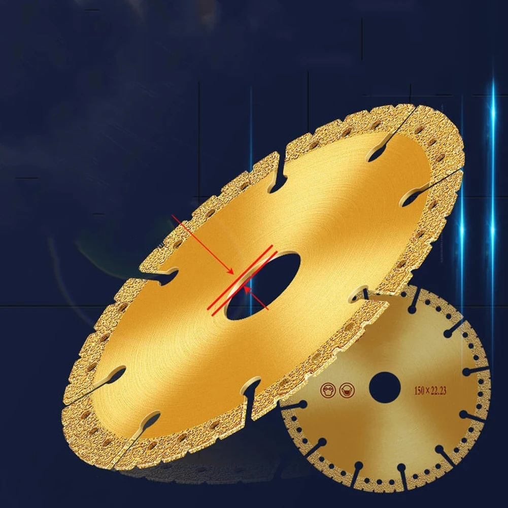 Алмазный пильный диск с вакуумной пайкой для стали металла камня чугуна меди