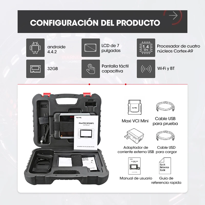 Autel MaxiPRO MP808TS TPMS диагностический инструмент OBDII сканер автомобильный