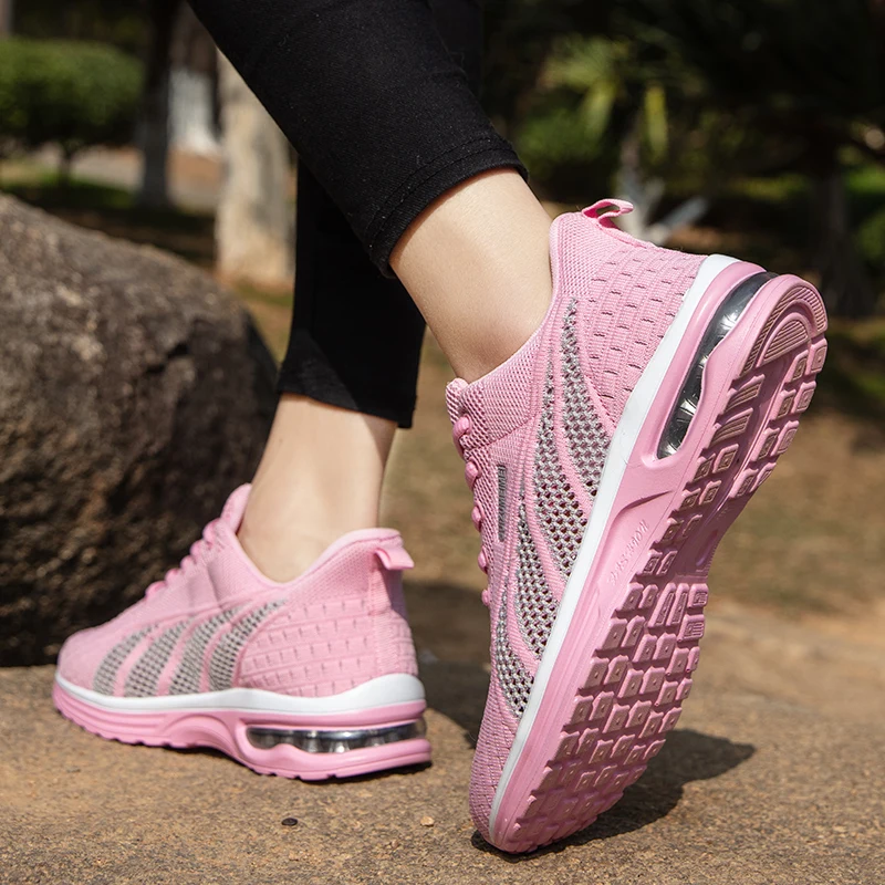 Women Running Shoes Air Cushion Ladies Casual Sneakers Free Shipping Summer Outdoor Jogging Shoes Female Athletic Sports Trainer