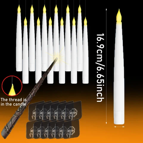 Беспламенная свеча с волшебной палочкой - изображение