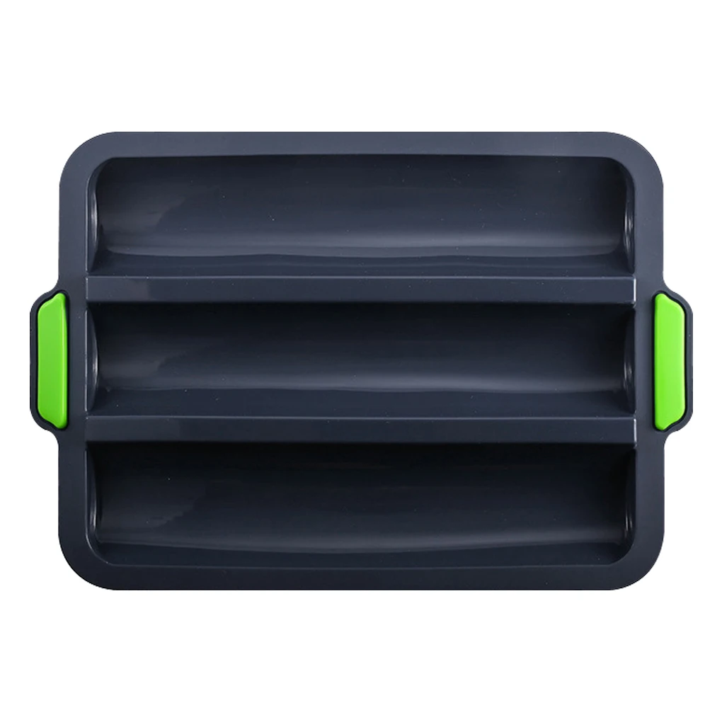 

Поднос для хлеба с антипригарным покрытием, 3 ячейки