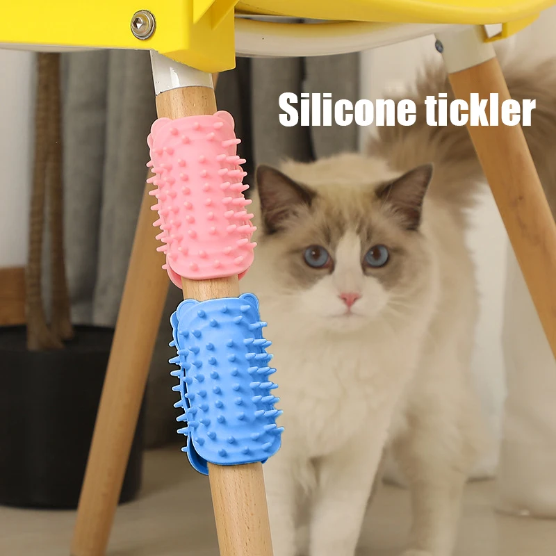 Мягкая жесткая чесалка для удаления волос кошки массажная Расческа котят