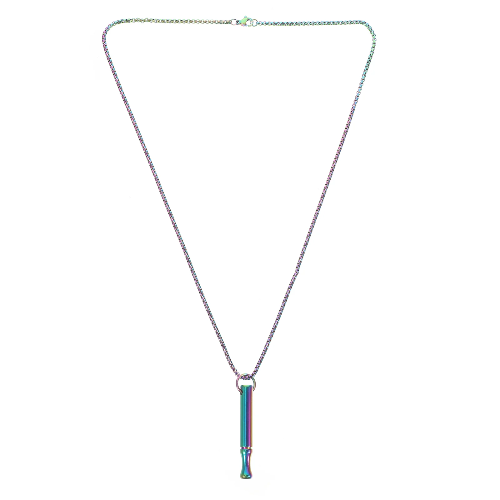 

Stainless Steel Anxiety Necklace Breathing Necklace Anxiety Relief Necklace