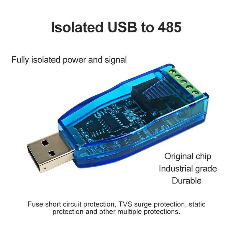 

USB в RS485 конвертер передачи данных модуль с защитой от переходного напряжения TVS 5 В, преобразователь USB в RS485, высококачественный Диспетчер ус...
