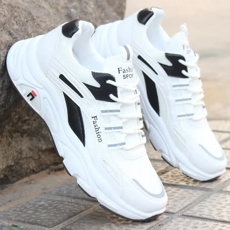 

Men's Shoes Spring and Summer New Breathable Men's Large Size Sports Shoes Fashion Low-top Super Light Running Casual Shoes