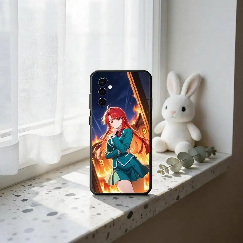 Фото Чехол для телефона F-Firebending A-Ayano K-Kannagi для Samsung Galaxy A73, A72, A71, A70, A53, A52, A51, мягкий силиконовый черный чехол №4