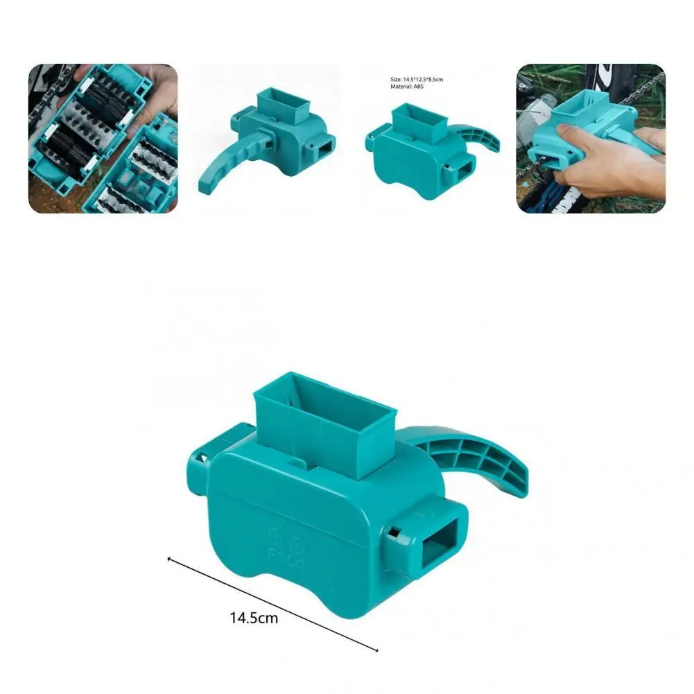 

Chain Cleaner Useful Sturdy Good Handle Chain Scrubber Machine Lightweight Easy Operation Bike Chain Cleaner