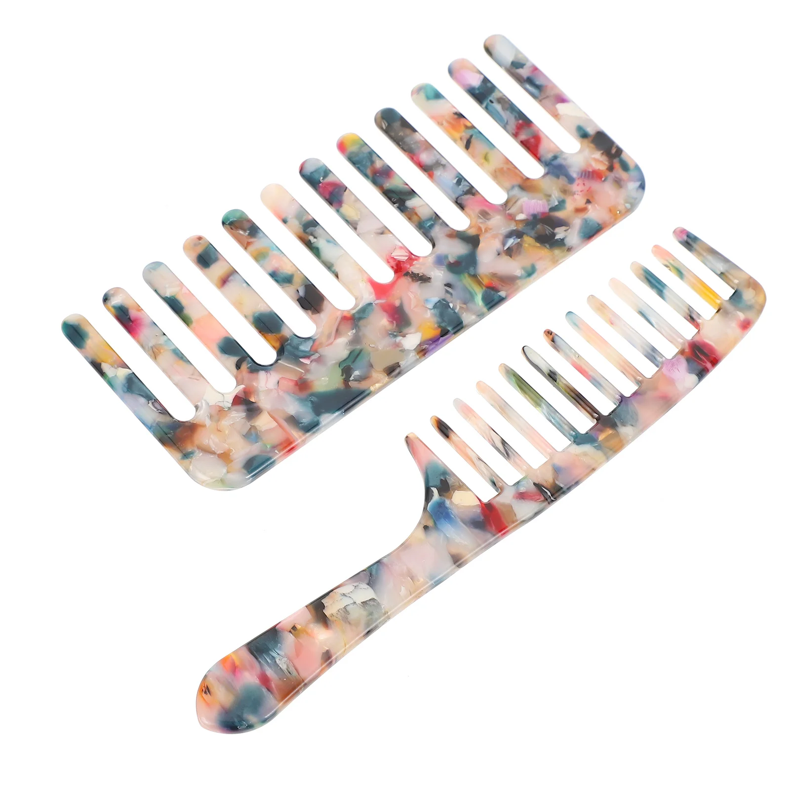 

Comb Hair Combs Tooth Wide Detangling Styling Salon Tortoise Women Brush Cutting Curly Fine Detangler Acetate Hairdressing Tail