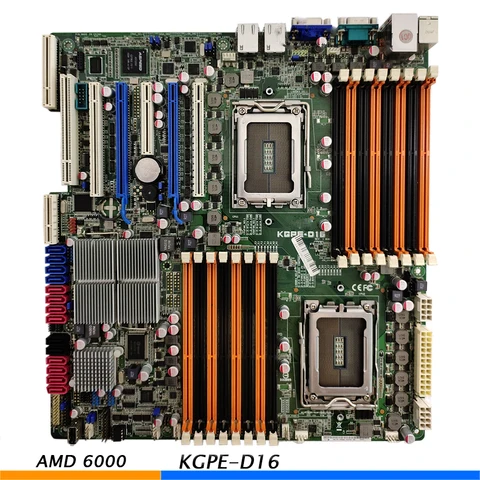 Оригинальная Серверная материнская плата для Asus KGPE-D16 REV: 1,03 AMD G34 A650(R)-G, хорошее качество, Лидер продаж