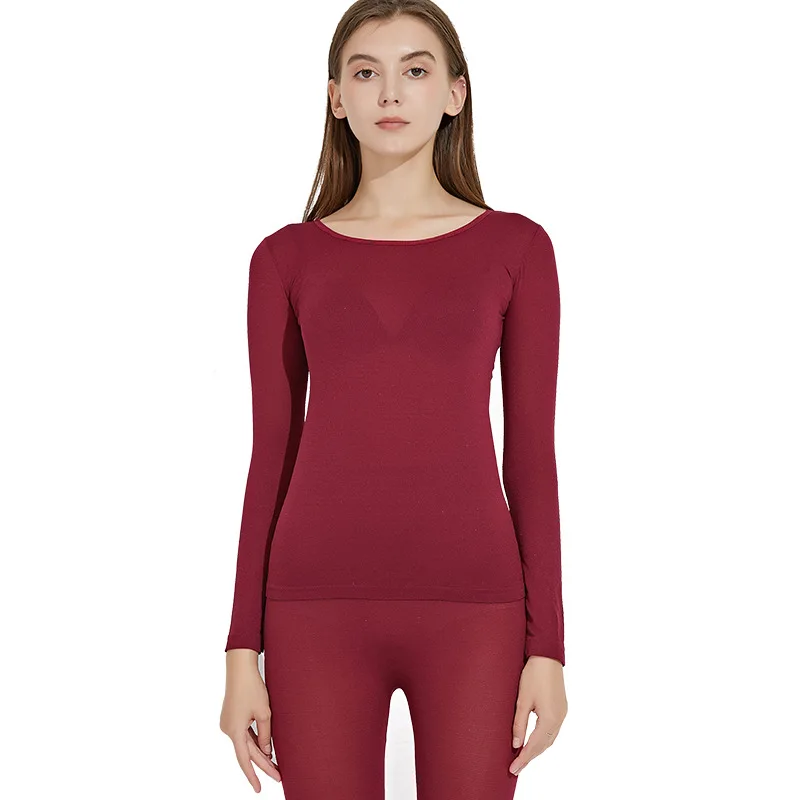 2022 Autumn Winter Thermal Underwear Women's Warm Thermal with Intimates Sexy Ladies Clothes Women Shaped Sets Canotta Donna