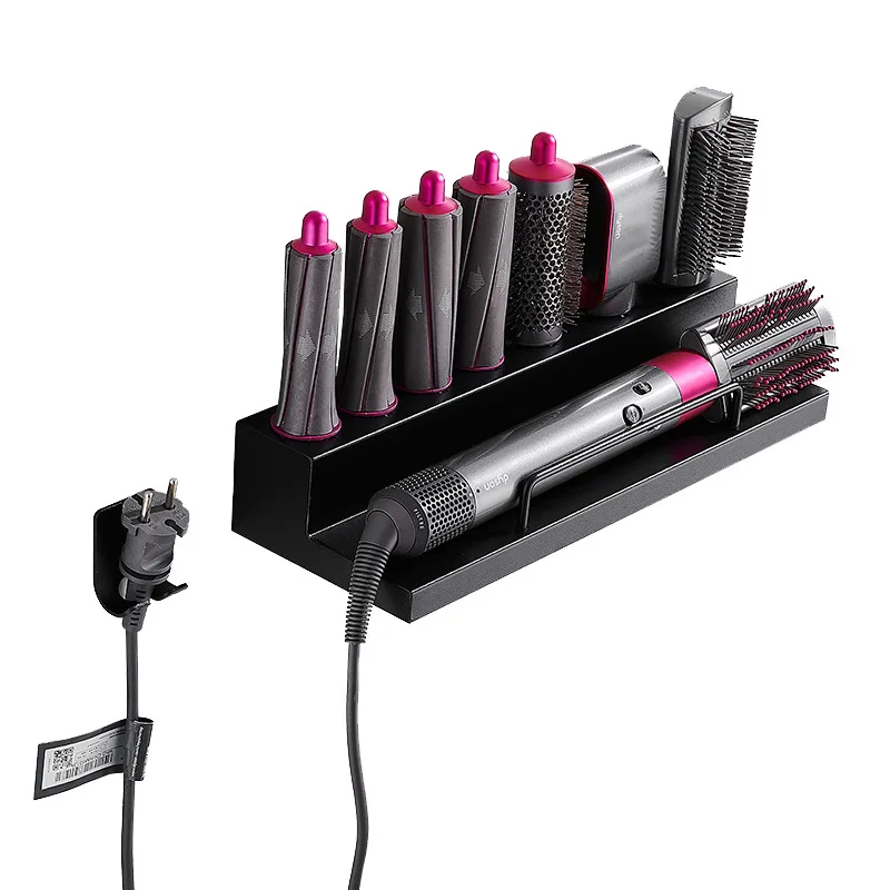 

Wall-mounted Dyson Dryer Hair Curler Storage Rack Suitable for Dyson Airwrap Necessary Bathroom Shelf Hair Care Tool Storage