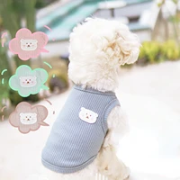 pet dog clothes summer fashion thin breathable cute bear vest for small dogs puppy cat clothing shirt chihuahua teddy