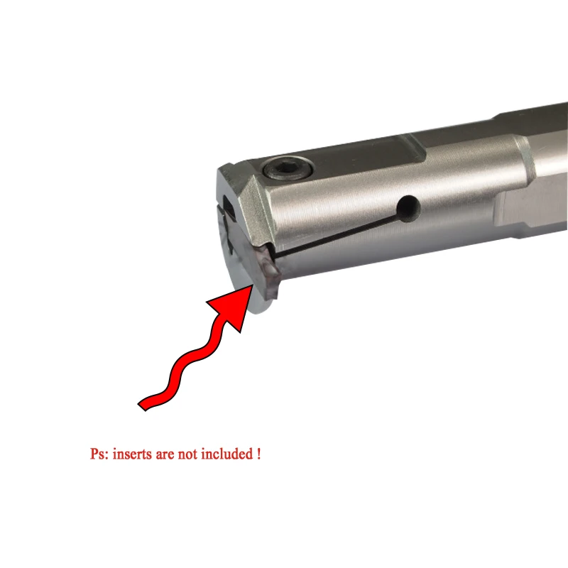

1pc ZCC Tool Holder C32S-QHDR11-44 32mm Diameter Support for Carbide Inserts 5mm ZTHD0504-MG
