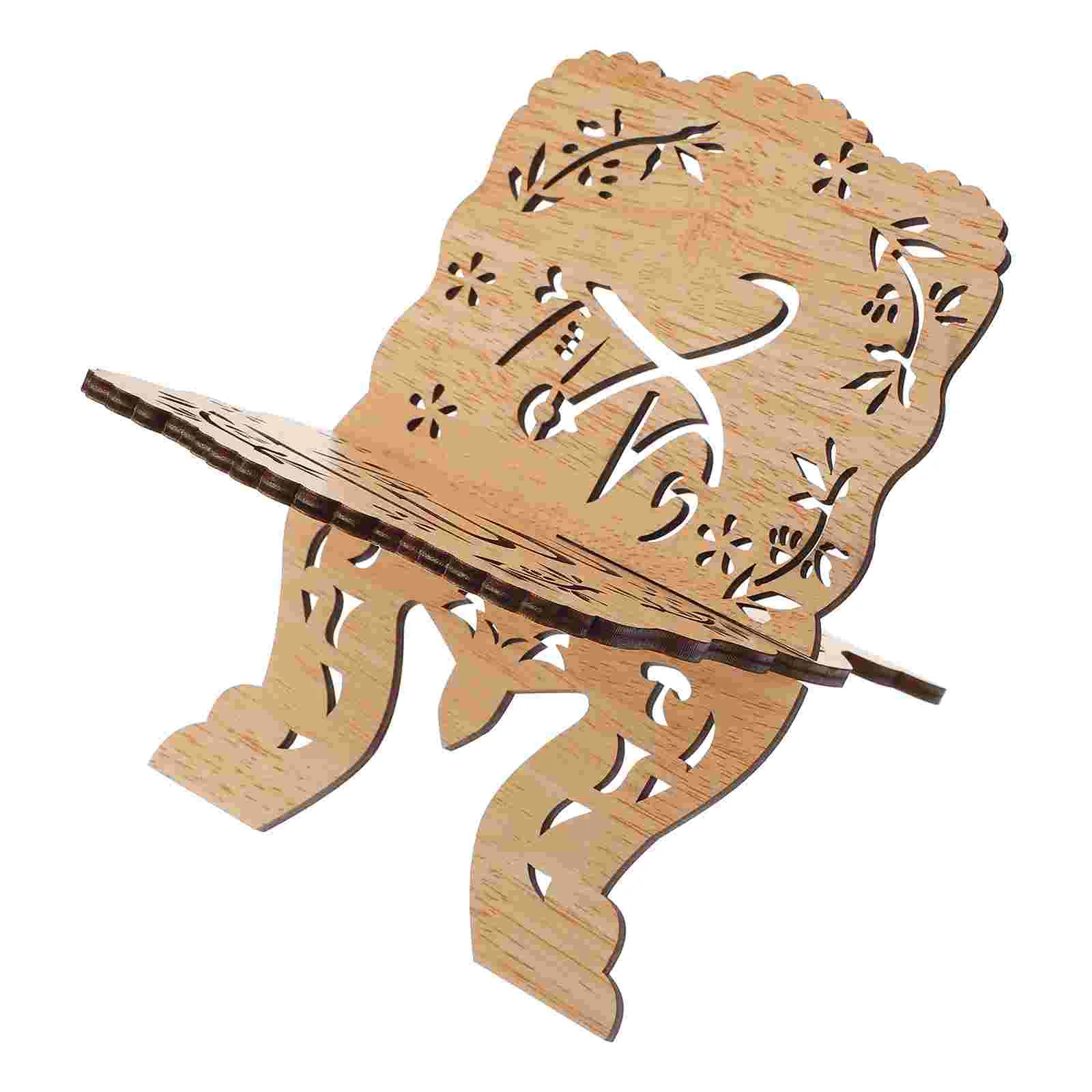 

House Ornaments Display Bible Magazine Holder Foldable Bookshelf Prayer Book Arabic Decor Holder Decorate