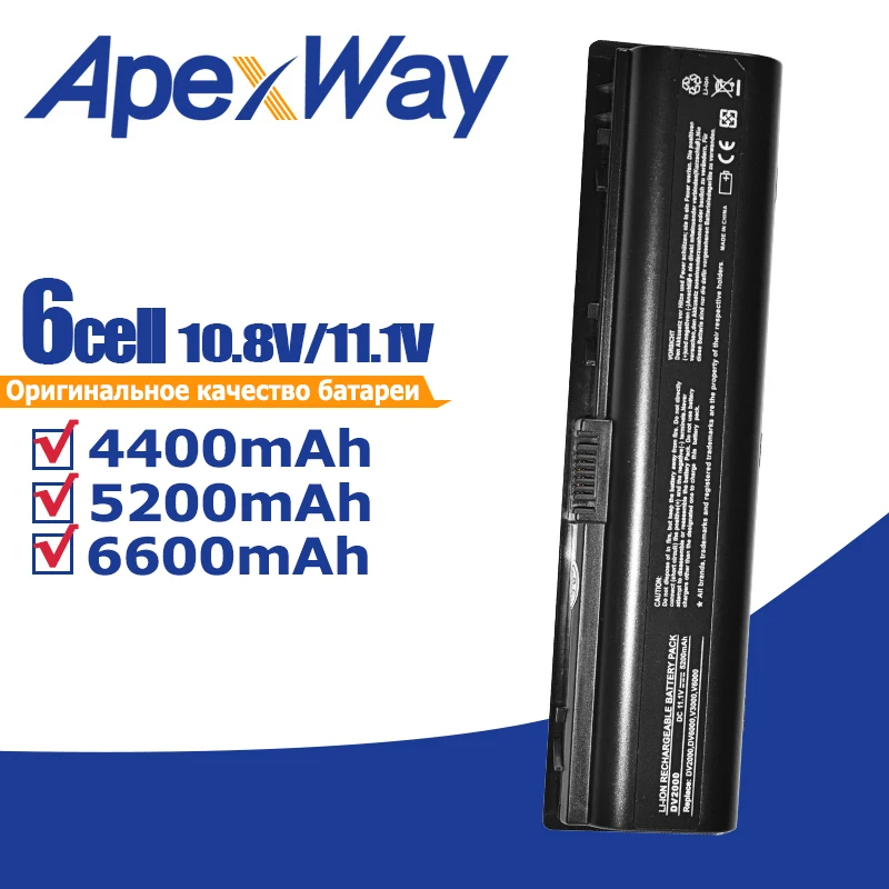 

Apexway Laptop Battery For HP Pavilion DV2000 DV2700 DV6000 DV6700 DV6000Z DV6100 DV6300 DV6200 DV6400 DV6500 DV6600 HSTNN-LB42