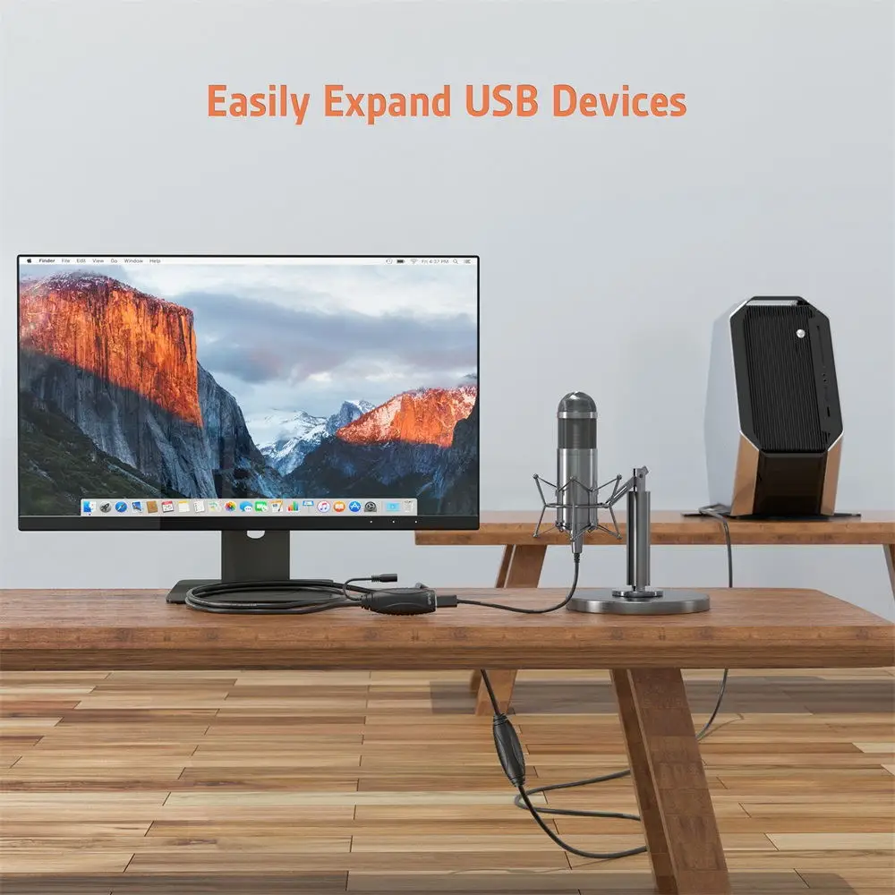 USB-удлинитель ALXUM длиной 15 м/50 футов кабель USB 3 0 активный для смарт-ноутбуков ПК ТВ