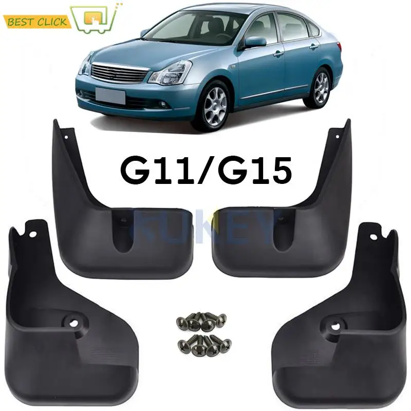 

Автомобильные брызговики, брызговики, брызговики, крыло для Nissan Almera G11 G15 RU-Version 2012-2018 Bluebird Sylphy 2006-2012