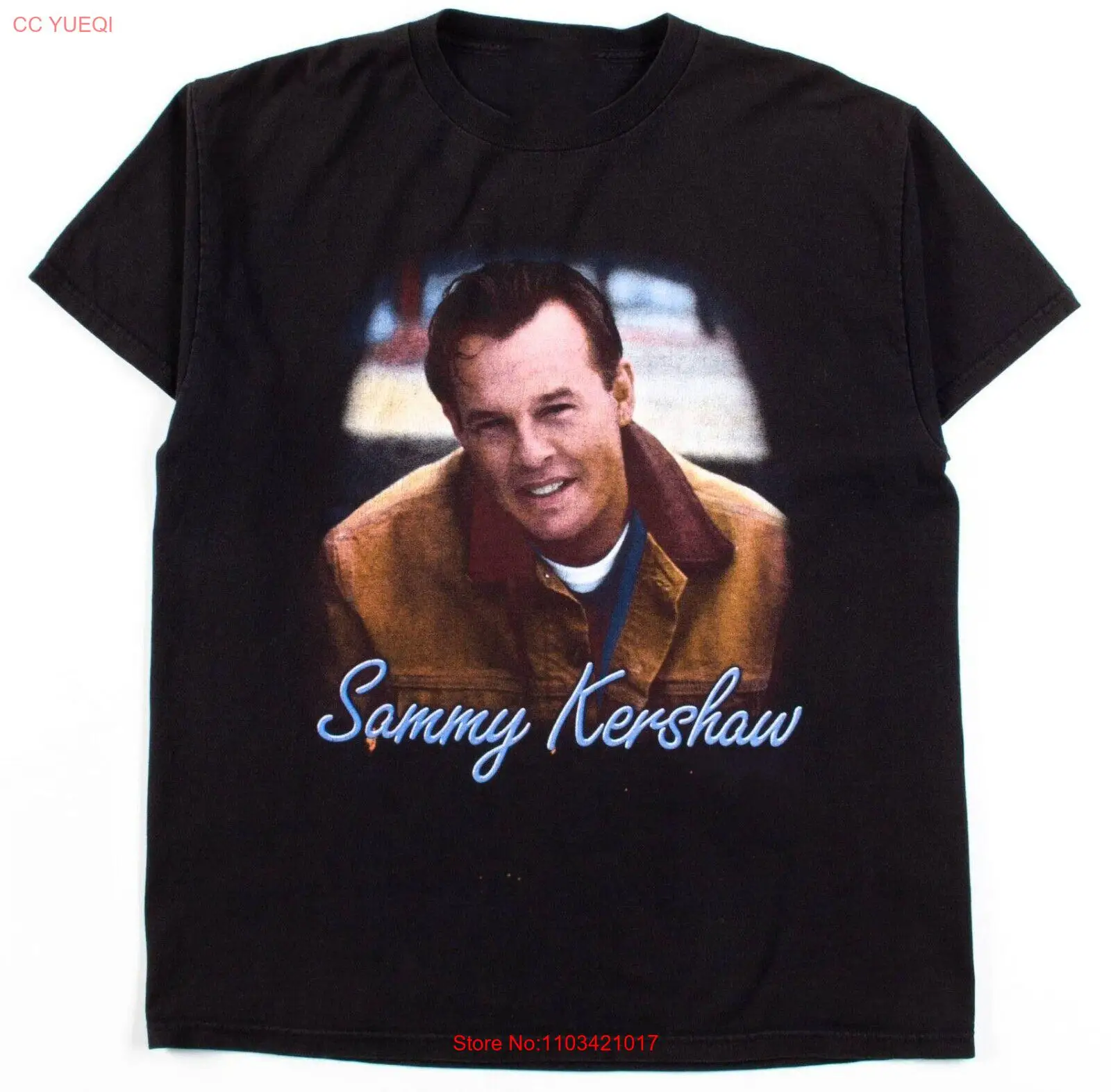 Футболка Sammy Kershaw Tour черная хлопок S-5XL