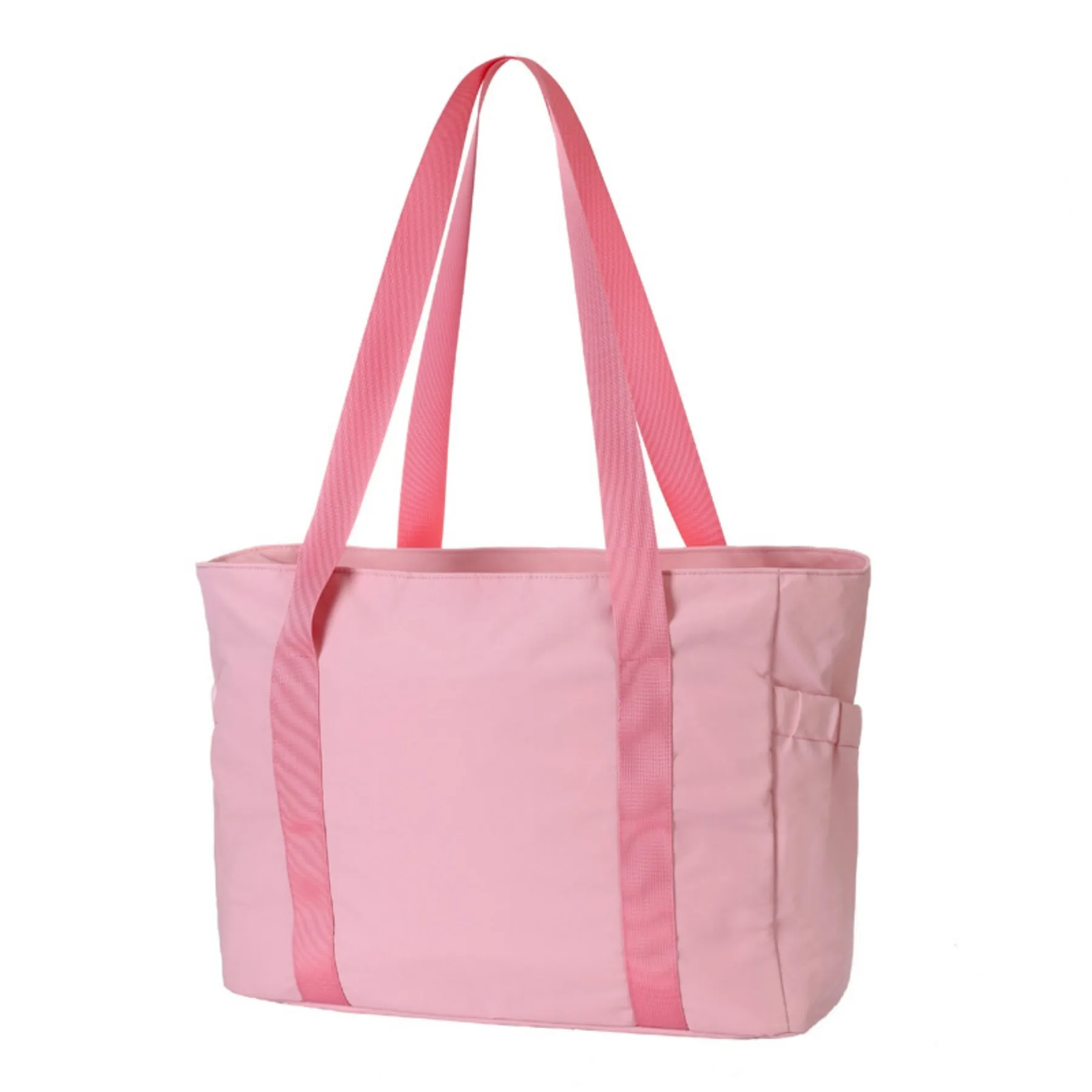 Женская большая сумка на молнии спортивная с отделениями рабочая для ноутбука