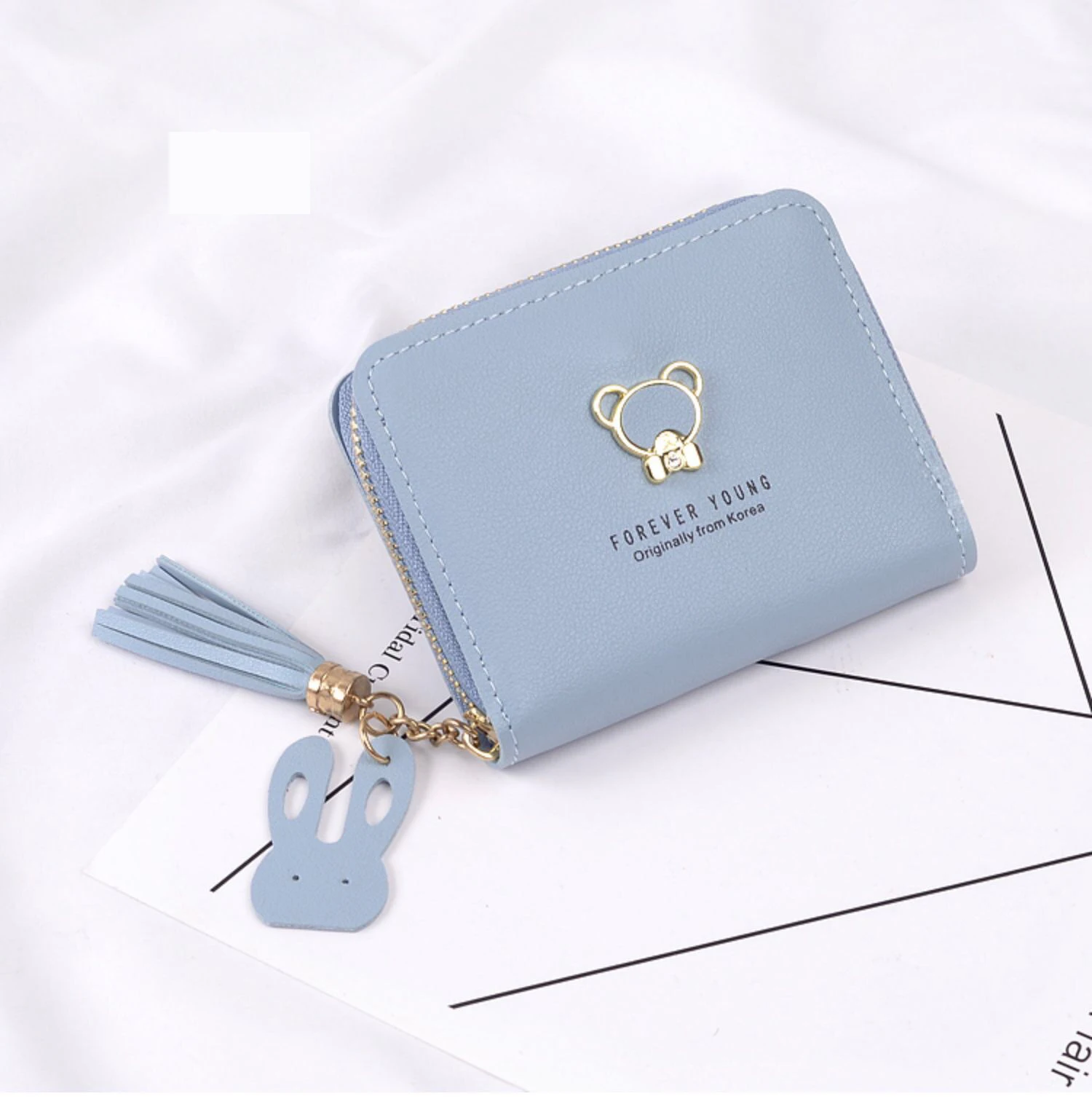 2023 New Women Kawaii Wallet Short Small Handmade Wallet Multi-card Card Holder Coin Purse Designer Wallet