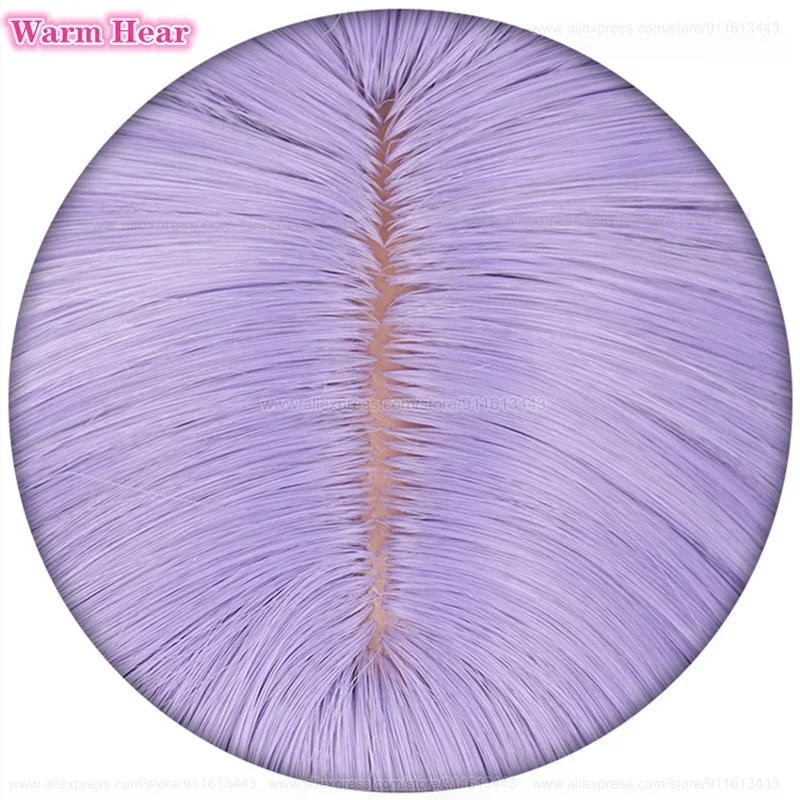 Game ES Hanamura Fuyume Синтетический аниме короткий 35 см фиолетовый косплей парик