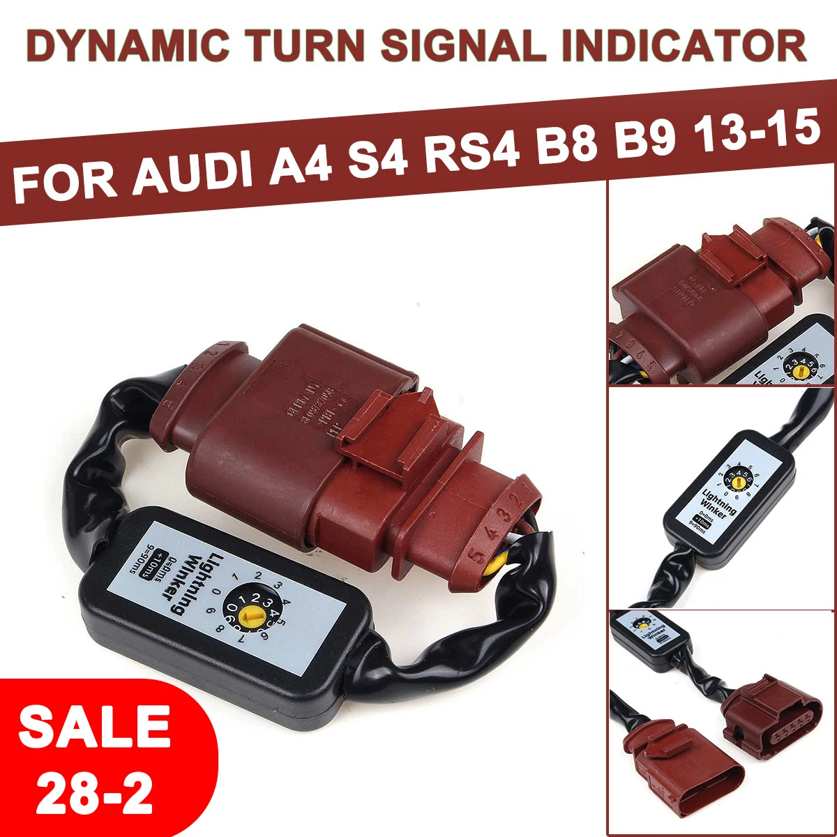 

Светодиодный кабель для дополнительного модуля заднего фонаря, Динамический указатель поворота для Audi A4 S4 RS4 B8 B9 2010 2011 2012 2013 2015 2014-2016