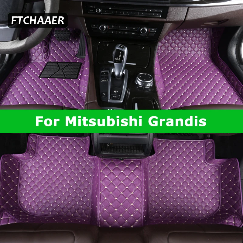 Фото FTCHAAER пользовательские автомобильные коврики для Mitsubishi Grandis 2000-2011 автомобильные ковры аксессуары для ног Coche №1