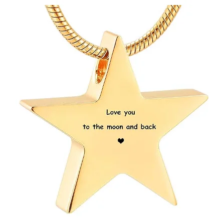 Кремационная Ювелирная урна памятный кулон нержавеющая сталь