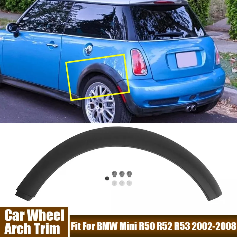 

Накладка на колесо автомобиля, крышка крыла, левое и правое колесо автомобиля, брызговики, подходят для BMW Mini R50 R52 R53 2002-2008 51131505869 , 51131505868