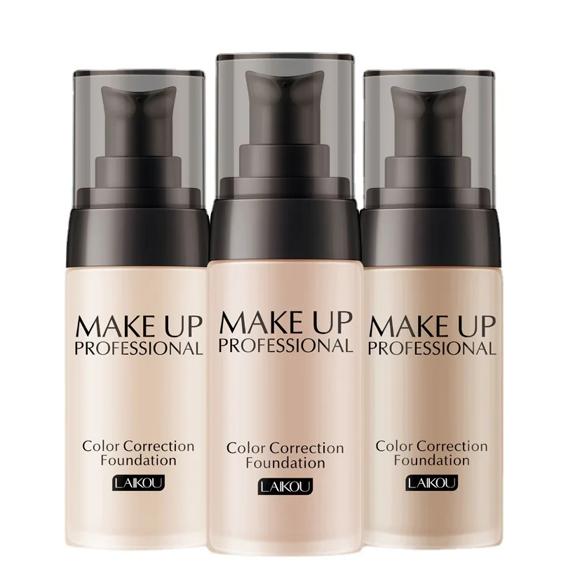 

LAIKOU Foundation Makeup Base Face Cream Liquid Foundation Concealer Whitening Moisturizer Oil control Waterproof Maquiagem