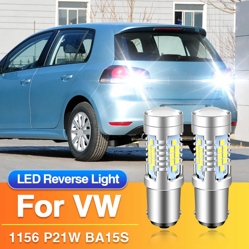 Фото 2x P21W 1156 BA15S LED-лампы заднего хода для Seat Ibiza MK II 6K1/III 6K1/MK III 6L1/Leon 1M1/Altea 5P1/XL 5P5 5P8/7V8 7V9/Arona KJ7 №1