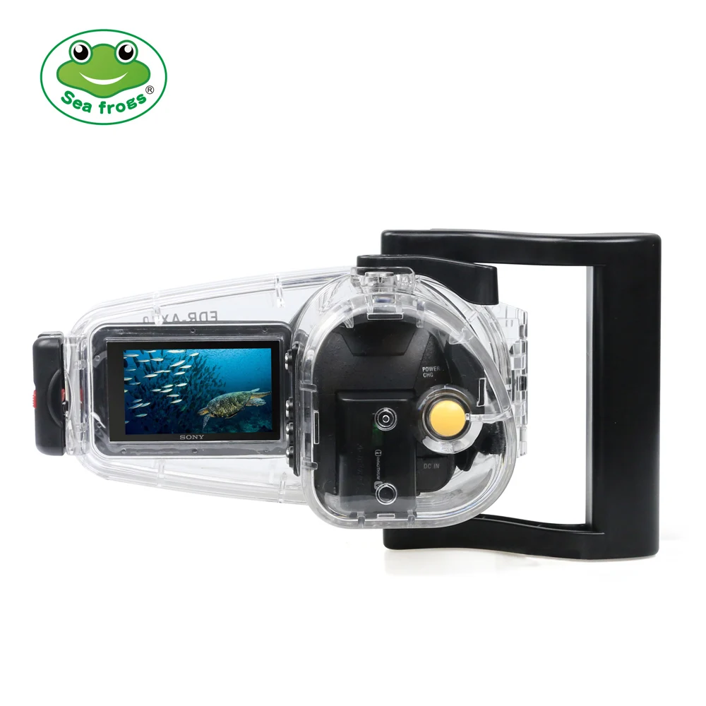 

Seafrogs For Sony FDR AX30 40 55 Video Camera Housing Underwater 40m Diving Photography Waterproof Case Run Camcorder Function