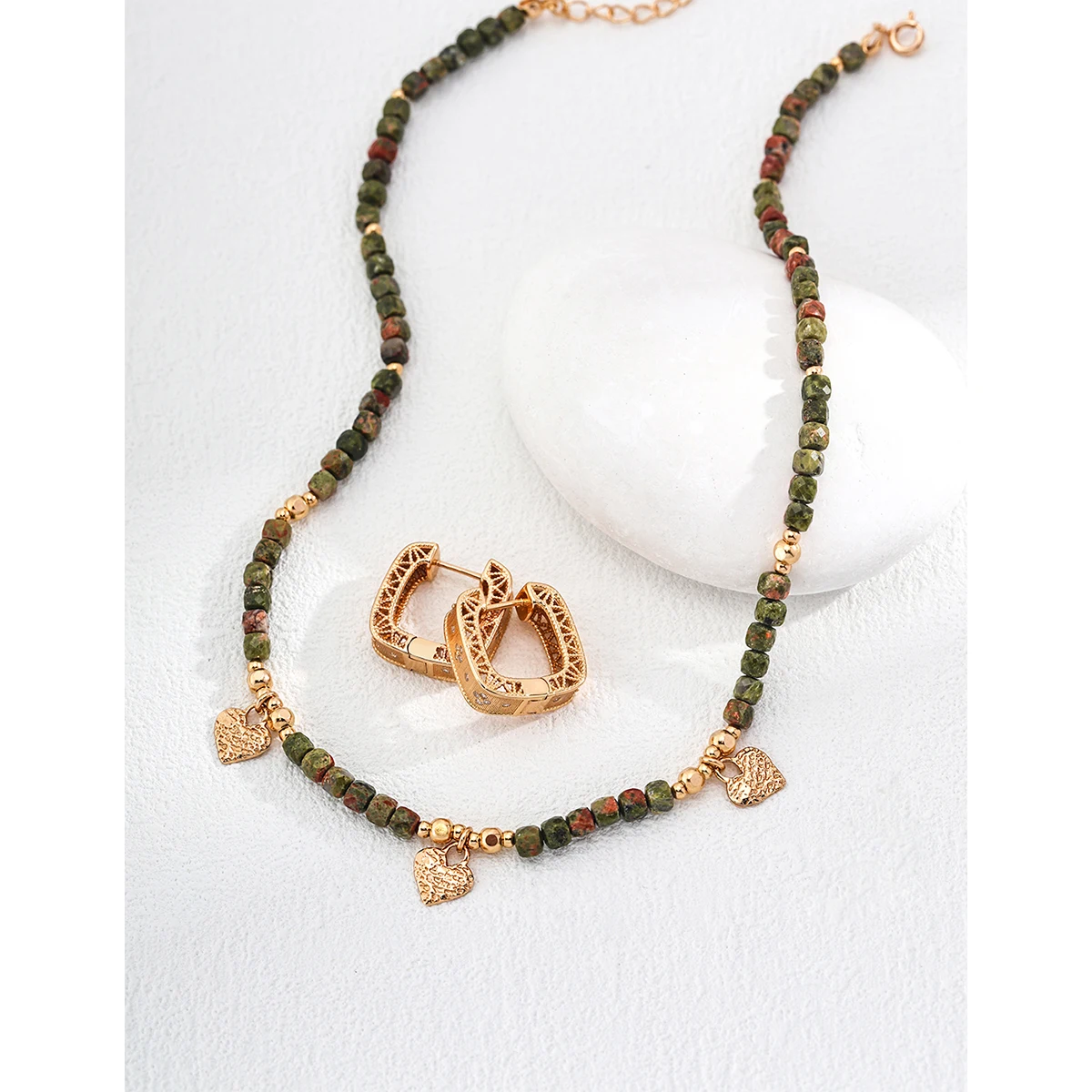 Цепочка из чистого серебра 102042 пробы с покрытием 18-каратного золота | Ожерелье