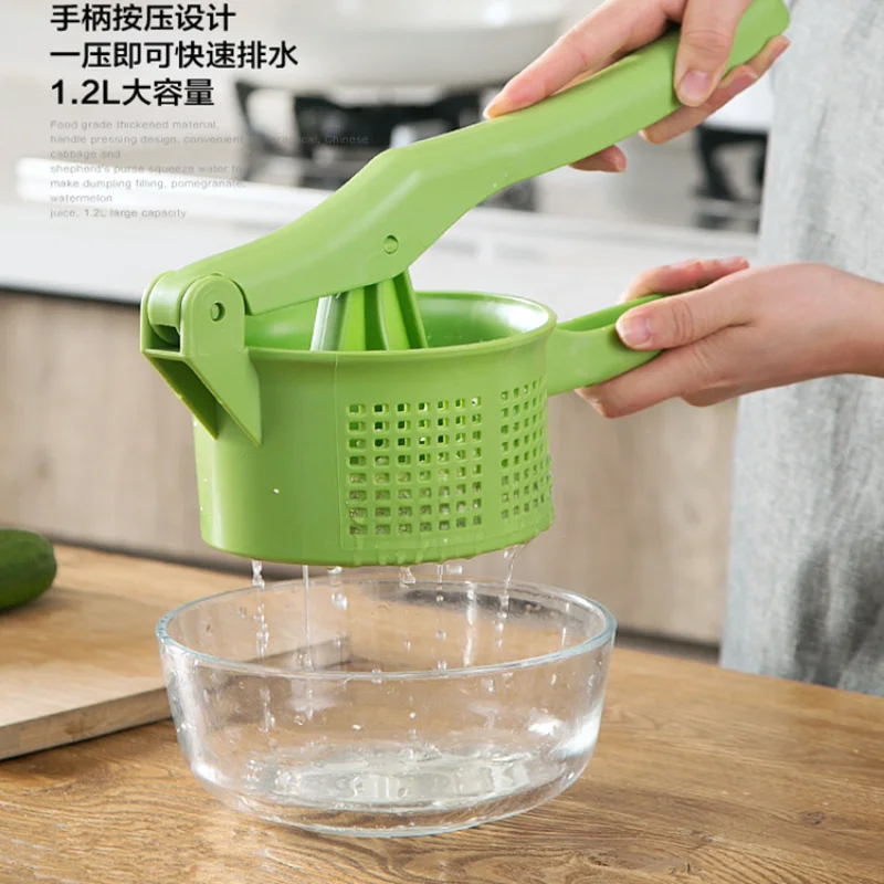 

Household Potato Press Masher Fruit Vegetable Press Juicer Crusher Squeezer Home Hand Pressing Dehydrator Kitchen Cooking Tools