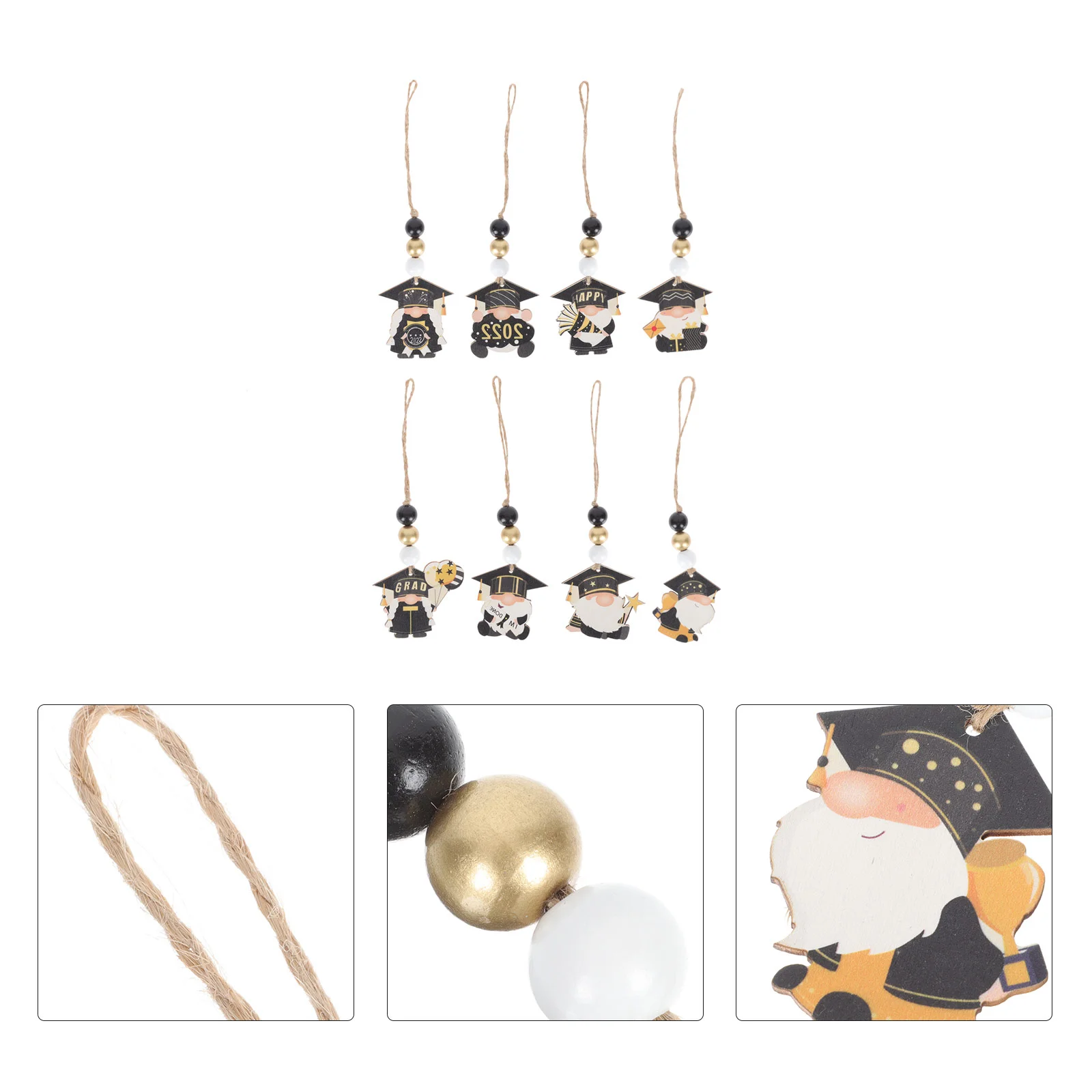 

8Pcs Graduation Hanging Decor Graduation Hanging Ornaments School Gnome Hanging Decor Gnome Door Hanger
