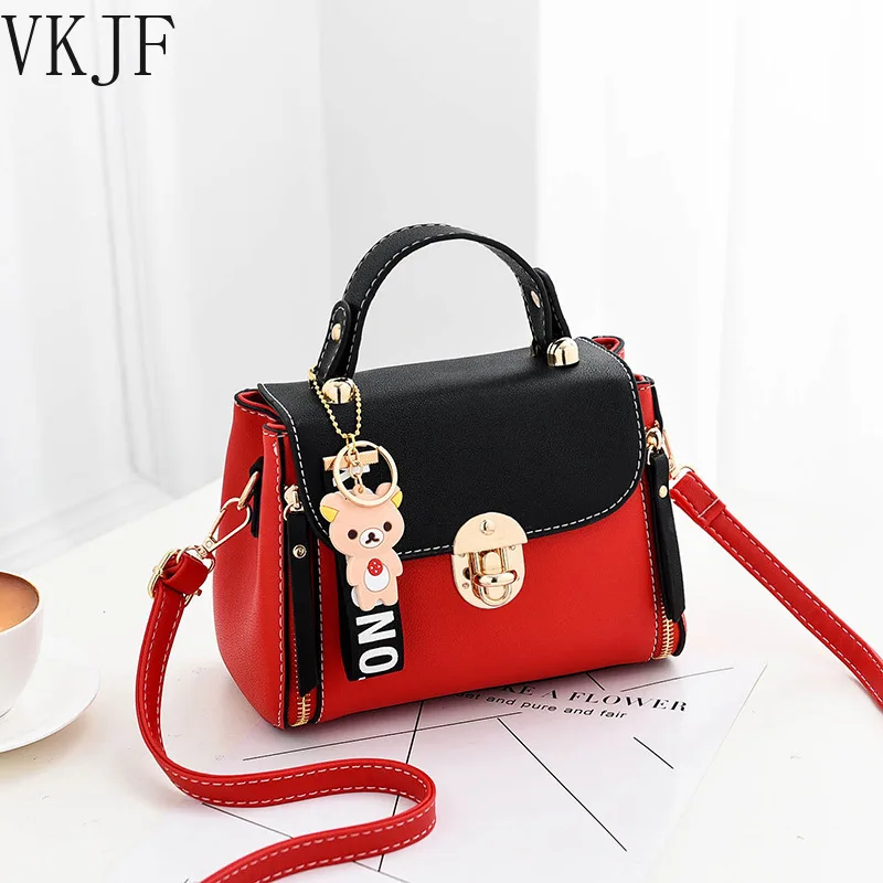 

VKJF Women Messenger Bags Leather Shoulder Bag Ladies Handbags 2022 New Purse Satchel Fashion Tote Bags Gift bags for women