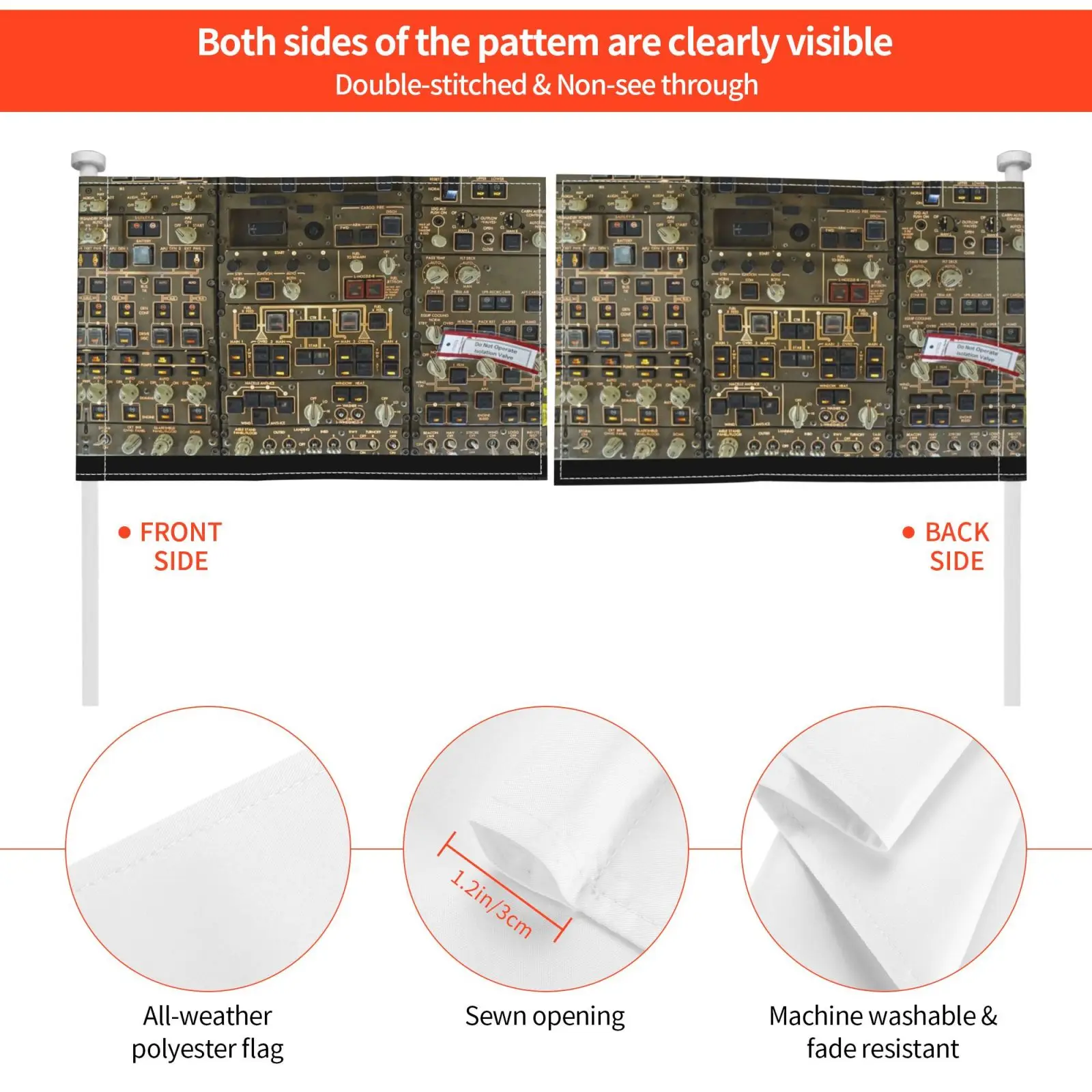 Боинг 747 воздушная панель кабина наружный Декор флаг автомобиль 737 авиапилот