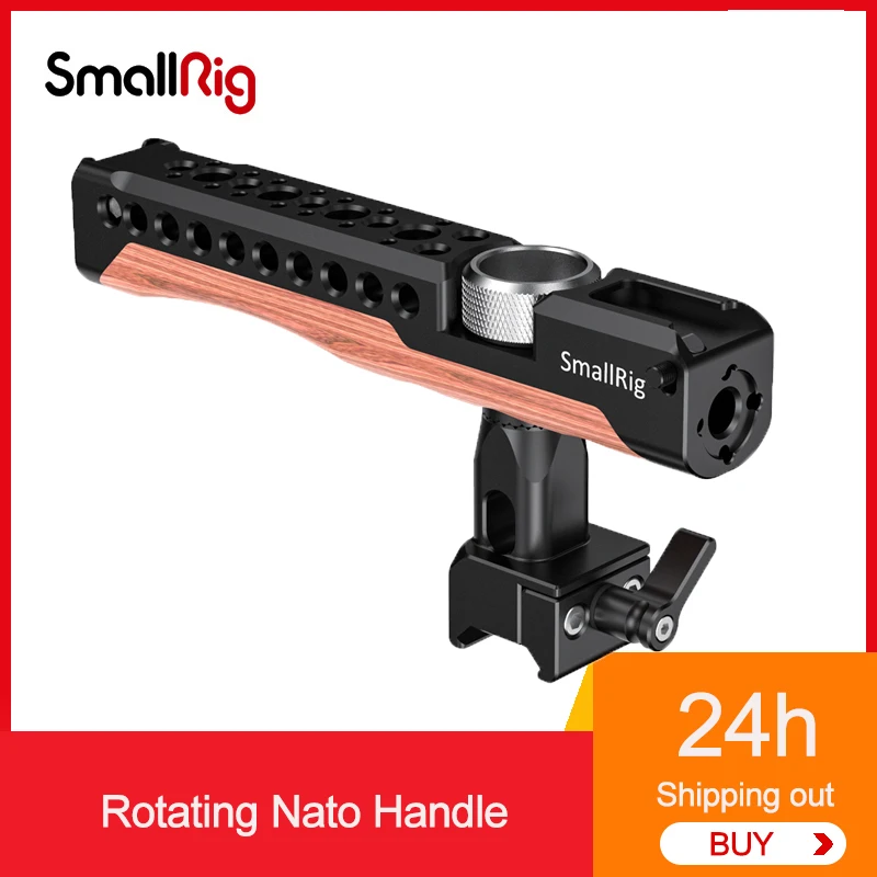 

SmallRig 2362 Quick Release Rotating Nato Handle dslr camera handle stabilizer use as top handle and side handle