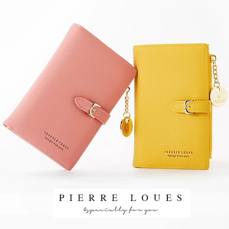 

Pink Yellow Black Short Women Wallet Purse Female Famous Luxury Brand Designer Coin Bag Multi Card Holder Slot istband Wallets