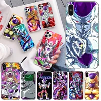 dragon ball z golden frieza phone case for iphone 13 12 11 pro mini xs max 8 7 plus x se 2020 xr silicone soft cover