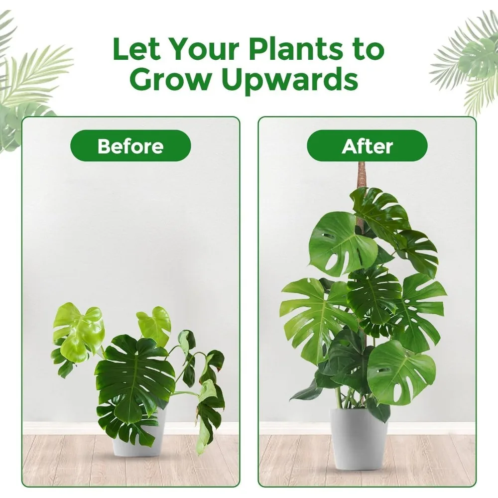 Штанга для мха гибкая опора растений комнатных вьющихся в горшках ручной работы