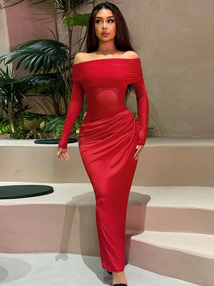 Trendix Лоскутное платье с открытыми плечами Сексуальное кружевное открытой спиной