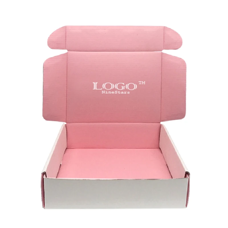 Недорогая фабричная цветная печать логотипа гофрированная пользовательская