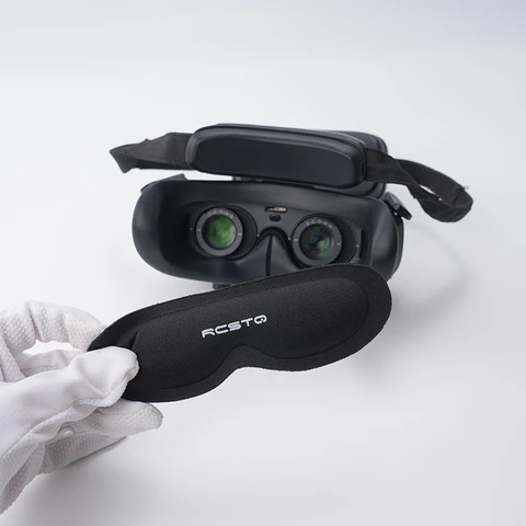 RCSTQ для Dji Avata 2, 3 летные очки, 2 губки, пыленепроницаемый солнцезащитный козырек, защитный чехол для линз O3, аксессуары для воздушного блока